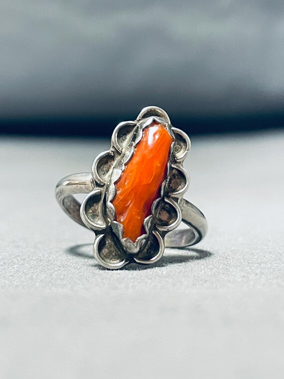 Native American Very Unique Swirling Sterling Silver Thorn Ring Old Native American Very Unique Swirling Sterling Silver Thorn Ring Old