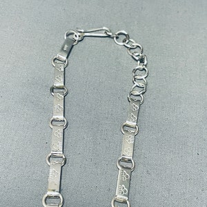 Native American Eine Der Besten Santo Domingo Damale Türkis Sterling Silber Halskette Machen Sie ein Angebot Bild 6