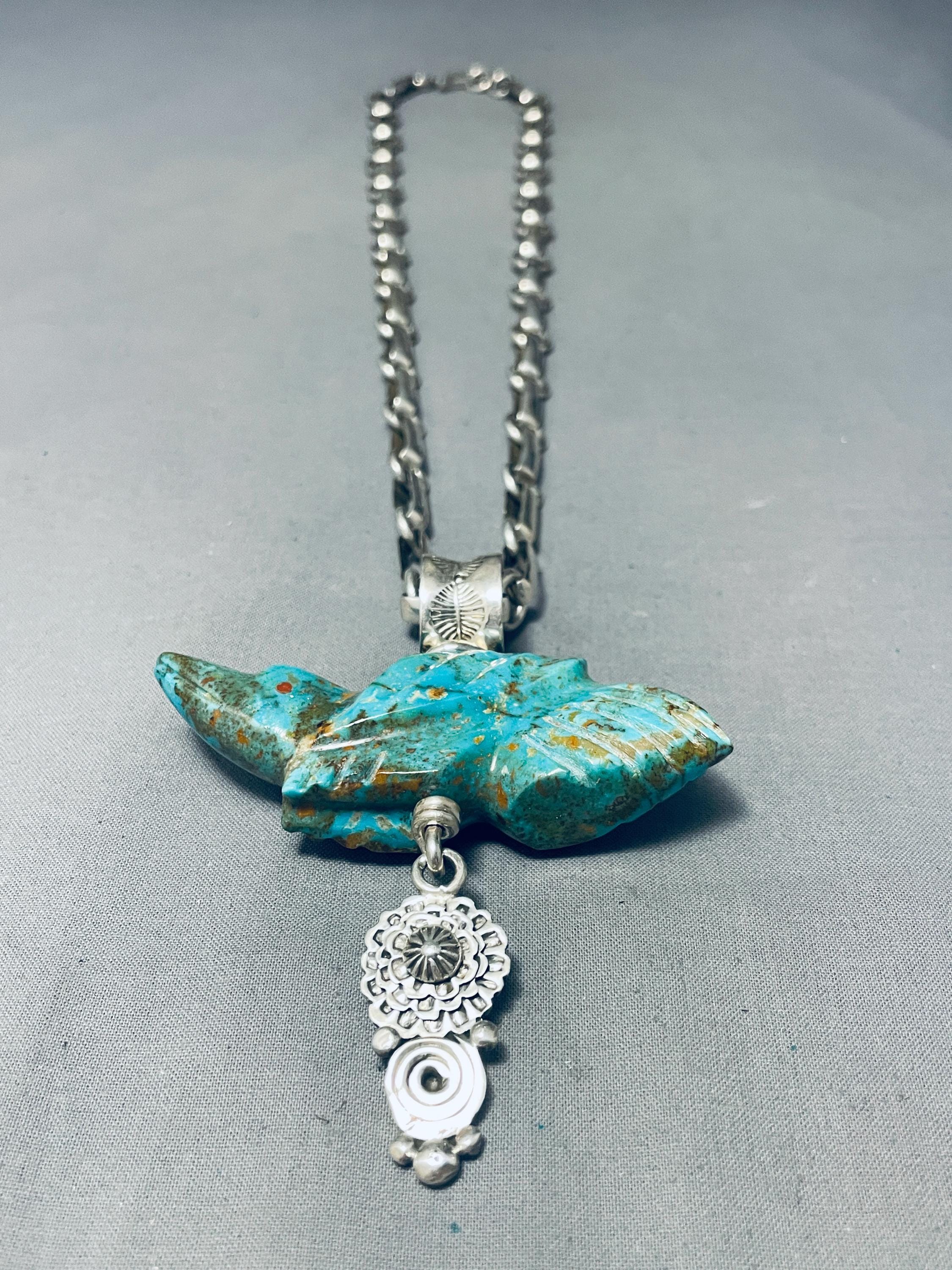 Important Ben Begaye (d) Vintage Native American Navajo Turquoise
