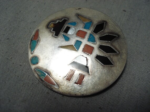 Whimsical Vintage Native American Zuni Turquoise … - image 4