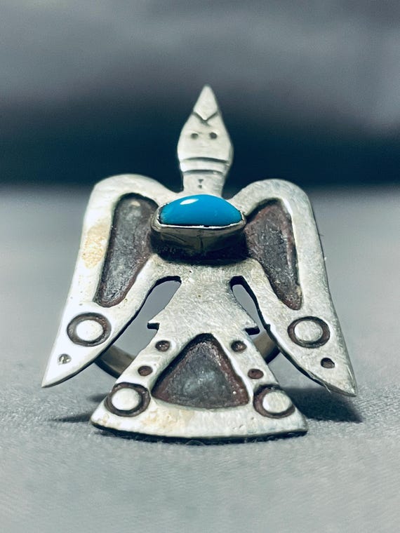 Gasp!! Vintage Native American Navajo Towering Turquoise Sterling Silver Bracelet Gasp!! Vintage Native American Navajo Towering Turquoise Sterling Silver Bracelet