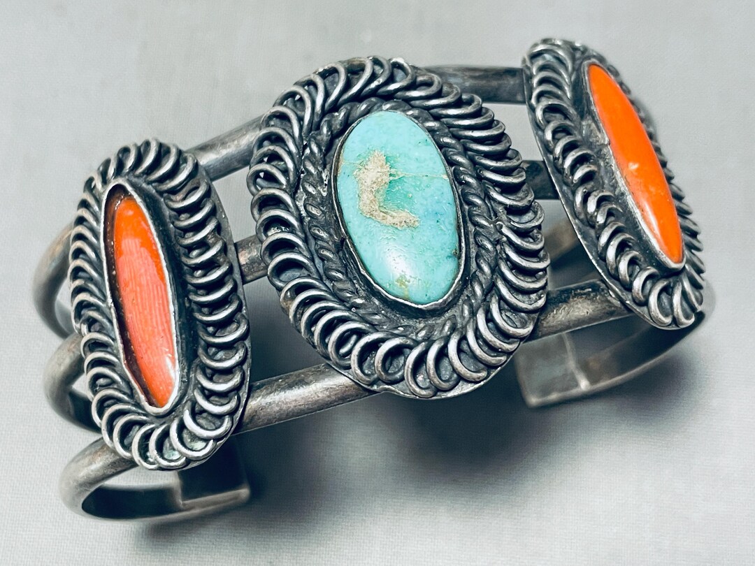 Swirls Galore ヴィンテージ ネイティブアメリカン ナバホ ターコイズ