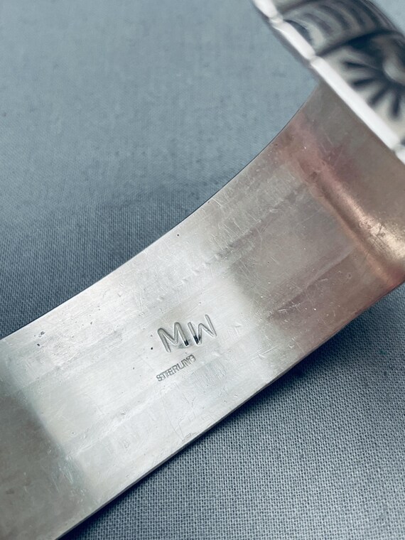 One Of The Most Unique Navajo Abalone Shell Sterl… - image 8