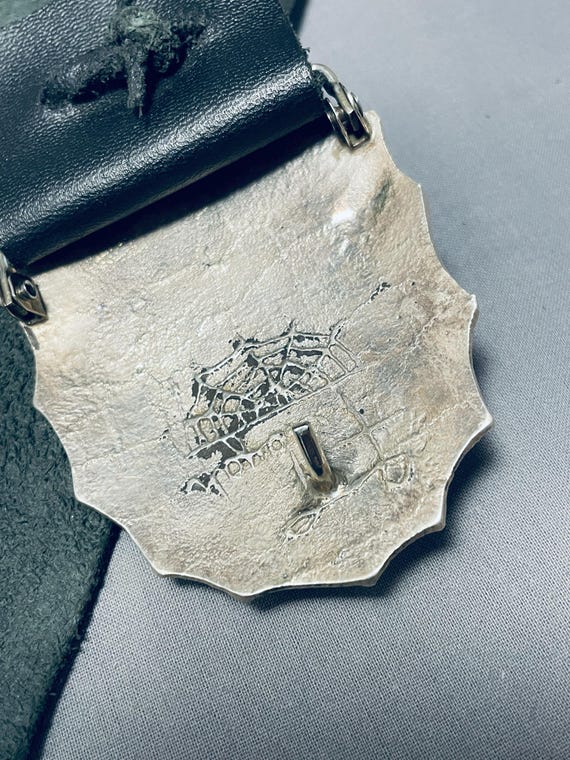 Gasp! Vintage Native American Navajo Turquoise Cluster Sterling Silver Concho Belt Gasp! Vintage Native American Navajo Turquoise Cluster Sterling Silver Concho Belt