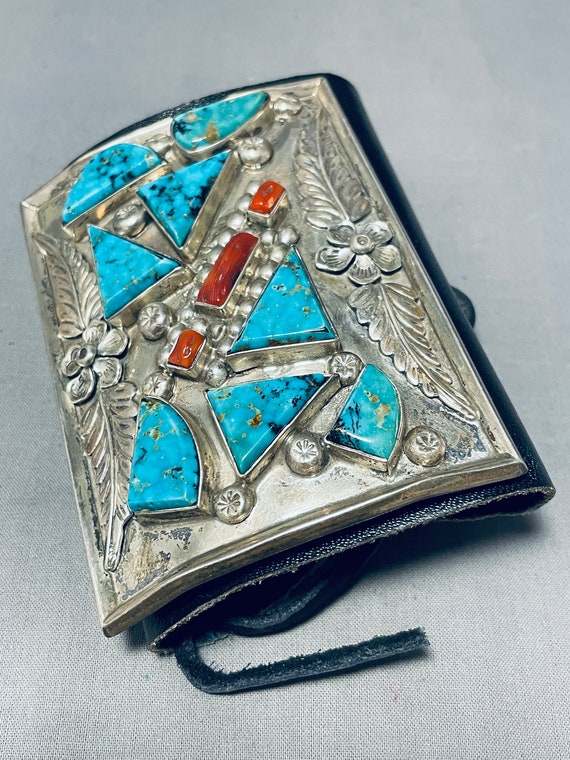 Thick And Heavy! Vintage Native American Navajo Royston Turquoise Sterling Silver Ketoh Bracelet Thick And Heavy! Vintage Native American Navajo Royston Turquoise Sterling Silver Ketoh Bracelet