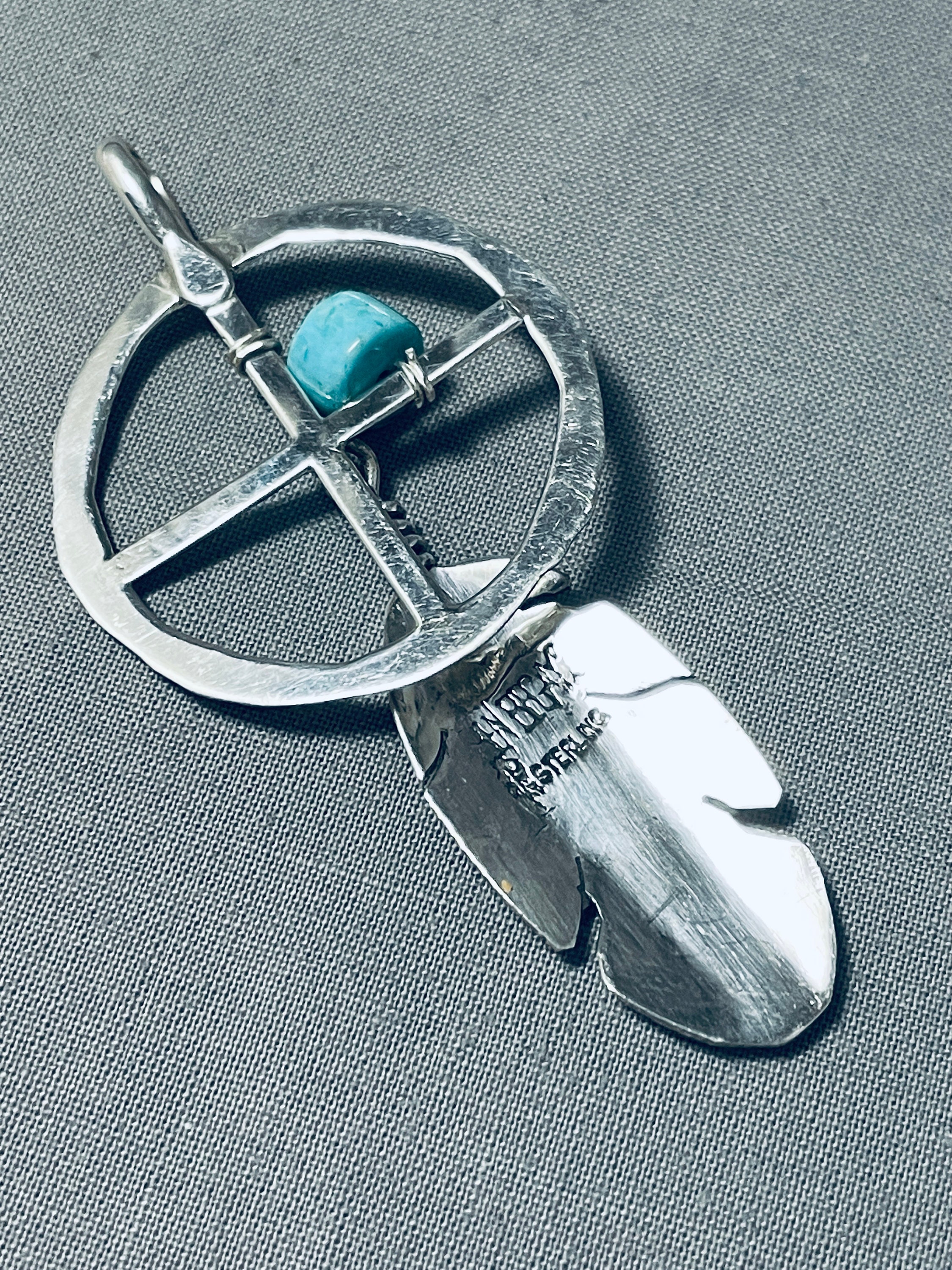 Ben Begaye d. Important Vintage Native American Navajo 4 Directions Sterling Silver Pendant Make an Offer Etsy UK