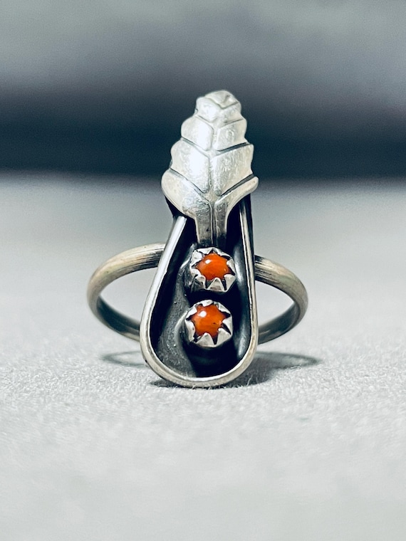 Exceptional Vintage Native American Navajo Turquoise Wave Coral Sterling Silver Bracelet Old Exceptional Vintage Native American Navajo Turquoise Wave Coral Sterling Silver Bracelet Old