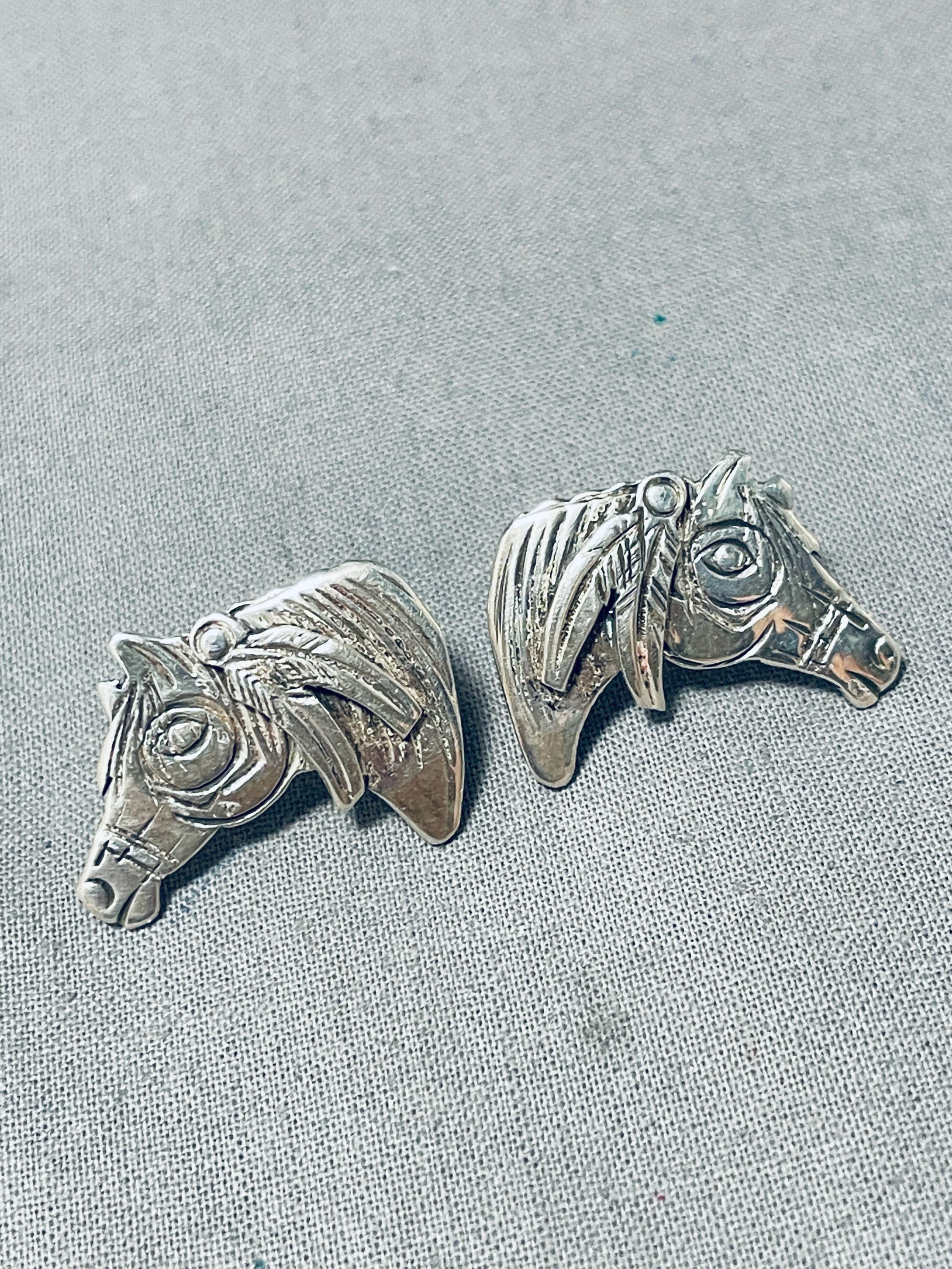 Native American Detailed Important Nel Morton Horse Sterling Silver Pin Native American Detailed Important Nel Morton Horse Sterling Silver Pin