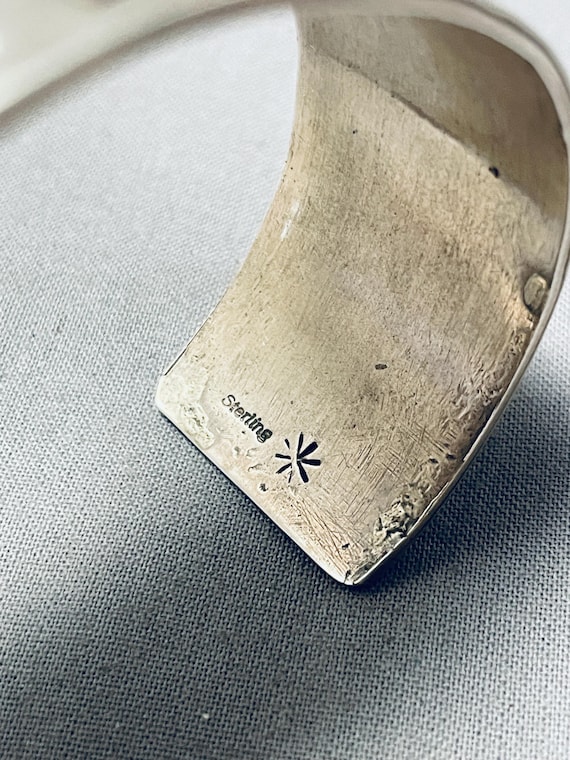 Rare Vintage Navajo Dorothy Martinez Sterling Silver Native American Bracelet Rare Vintage Navajo Dorothy Martinez Sterling Silver Native American Bracelet