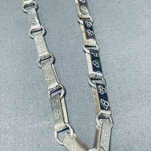 Native American Eine Der Besten Santo Domingo Damale Türkis Sterling Silber Halskette Machen Sie ein Angebot Bild 5