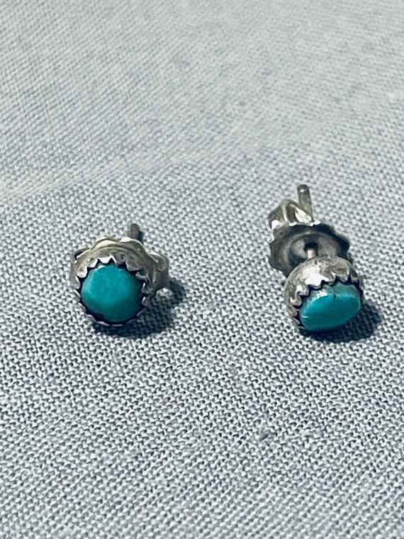 Marvelous Vintage Native American Navajo Sterling Silver Earrings Old Marvelous Vintage Native American Navajo Sterling Silver Earrings Old