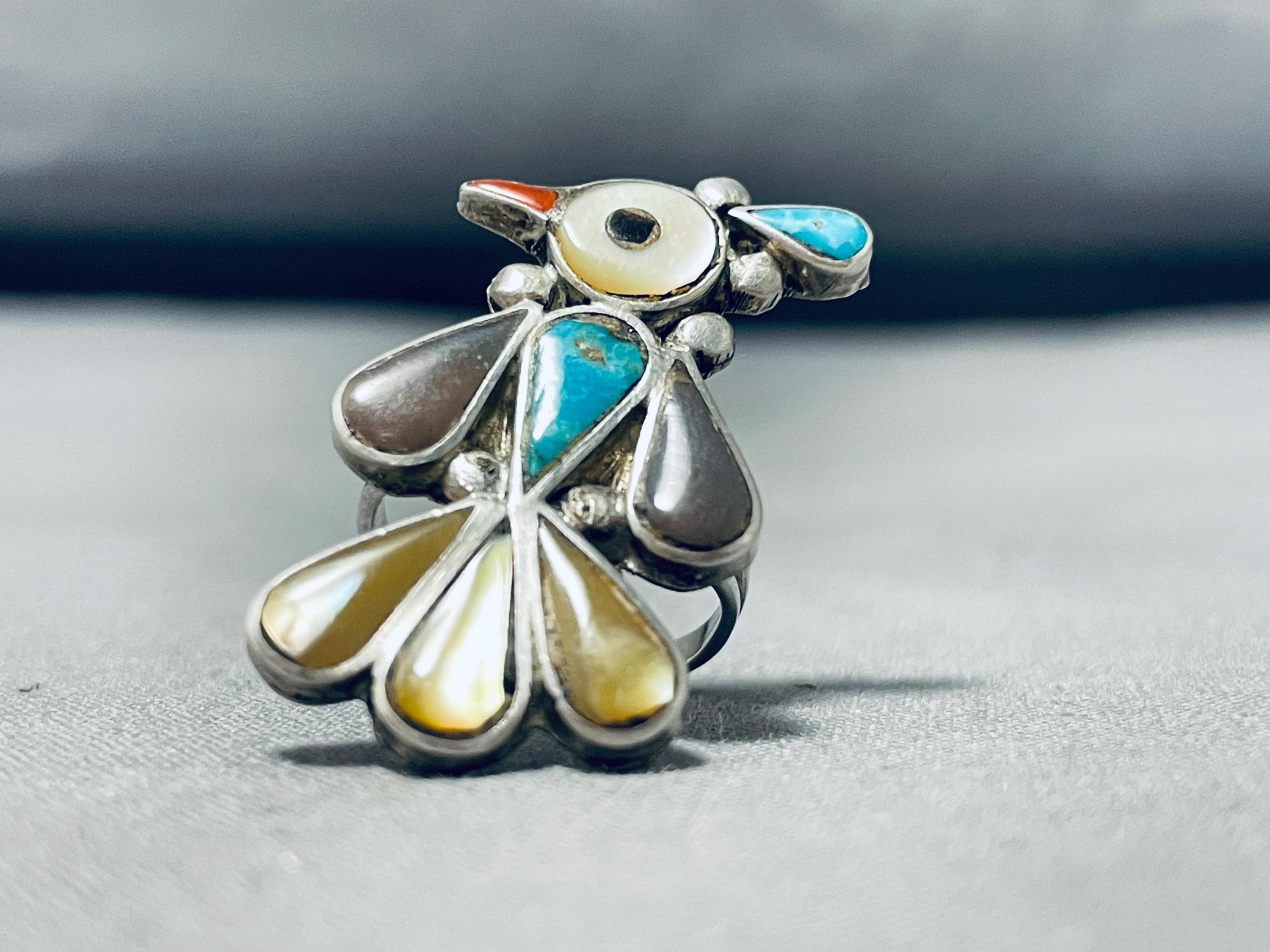 Billlie RING X RING 特典 トレカ TSUKI ツキ Fascinating Vintage Native American Zuni Inlay Turquoise Coral