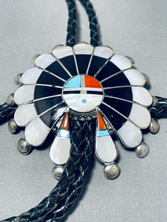 Marvelous Native American Zuni Signed Blue Gem Coral Inlay Silver Hummingbird Huge Ring Marvelous Native American Zuni Signed Blue Gem Coral Inlay Silver Hummingbird Huge Ring