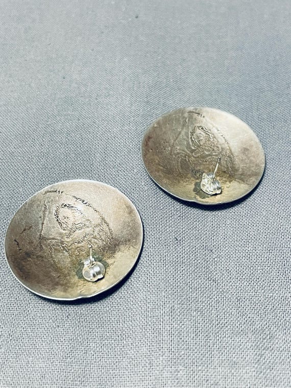 Marvelous Vintage Native American Navajo Damale Turquoise Sterling Silver Hair-pins Old Marvelous Vintage Native American Navajo Damale Turquoise Sterling Silver Hair-pins Old