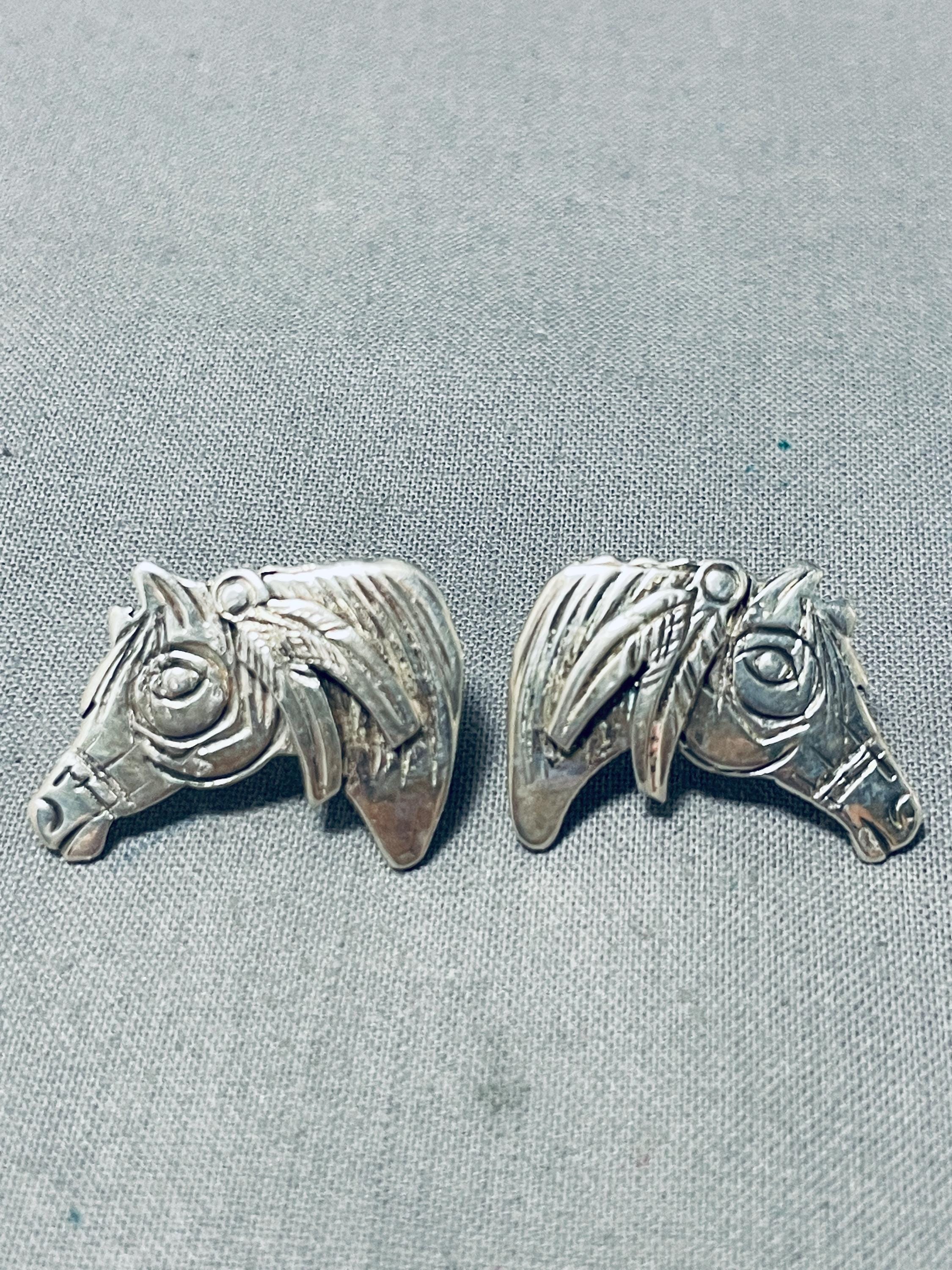 Native American Detailed Important Nel Morton Horse Sterling Silver Pin Native American Detailed Important Nel Morton Horse Sterling Silver Pin