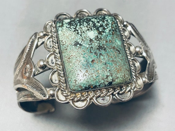 Opulent Early Vintage Native American Navajo Gree… - image 2