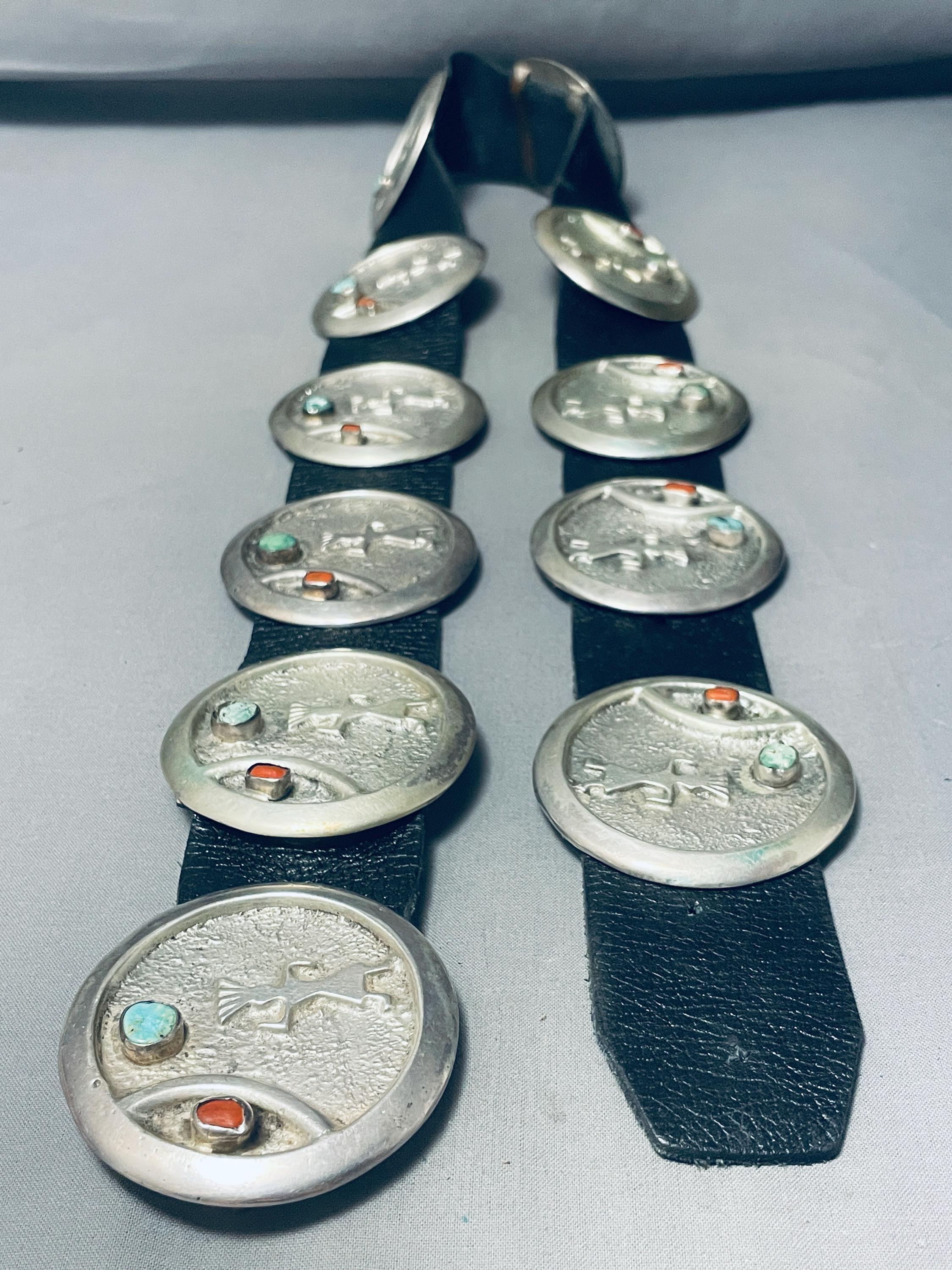 Super Chunky Dunk Coral Vintage Navajo Turquoise Native American Jewelry Silver Bracelet Old Super Chunky Dunk Coral Vintage Navajo Turquoise Native American Jewelry Silver Bracelet Old