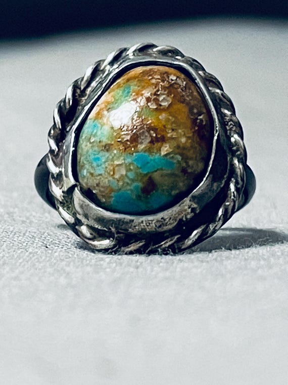 Extremely Rare Earlier Vintage Native American Navajo Royston Turquoise Sterling Silver Bracelet Extremely Rare Earlier Vintage Native American Navajo Royston Turquoise Sterling Silver Bracelet