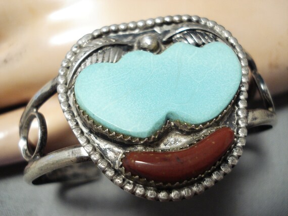 Double Heart Love Vintage Native American Navajo … - image 7