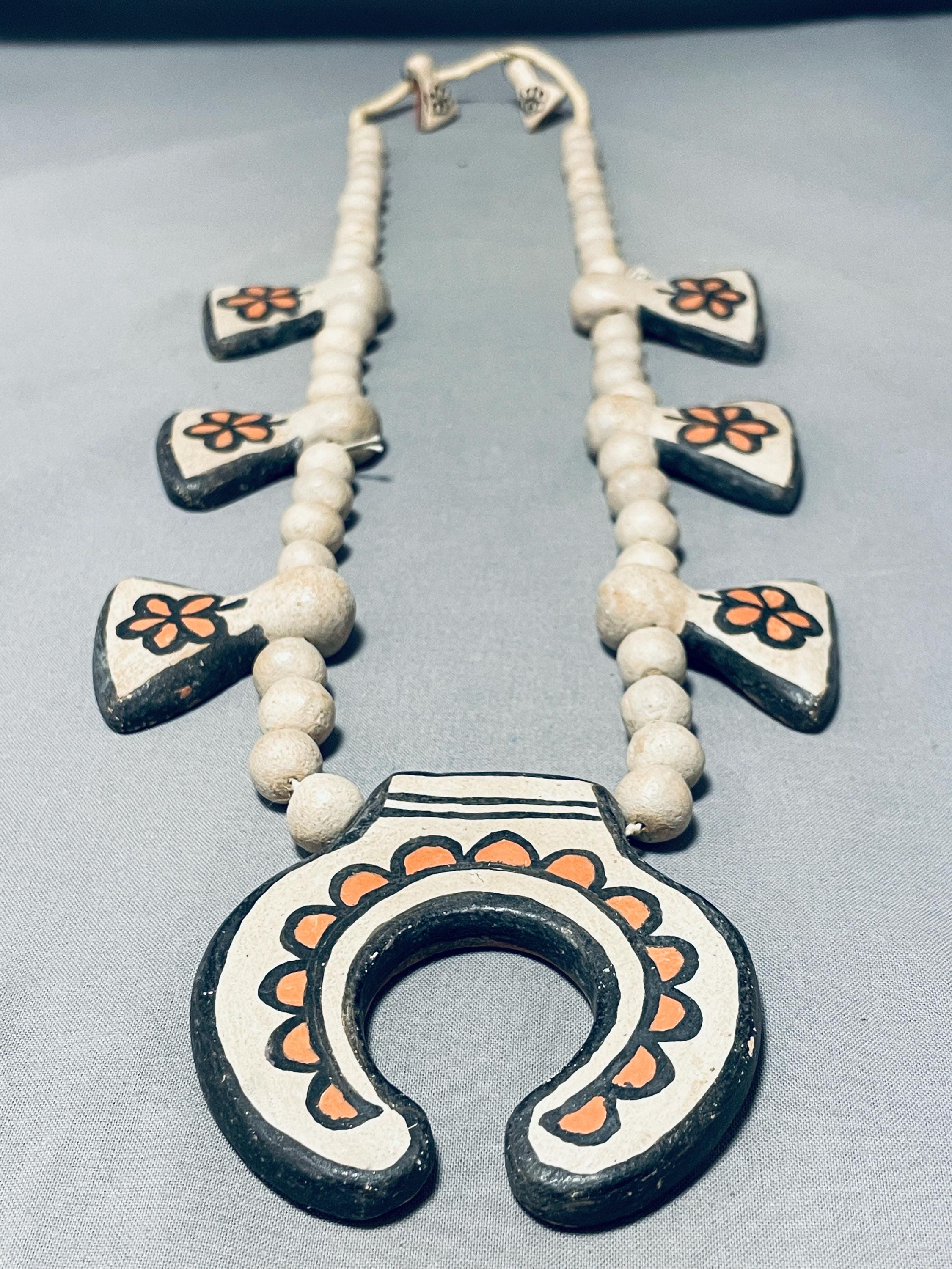 Museum Vintage Navajo Native American Jewelry jewelry Squaw Tie Royston Turquoise Necklace Museum Vintage Navajo Native American Jewelry jewelry Squaw Tie Royston Turquoise Necklace