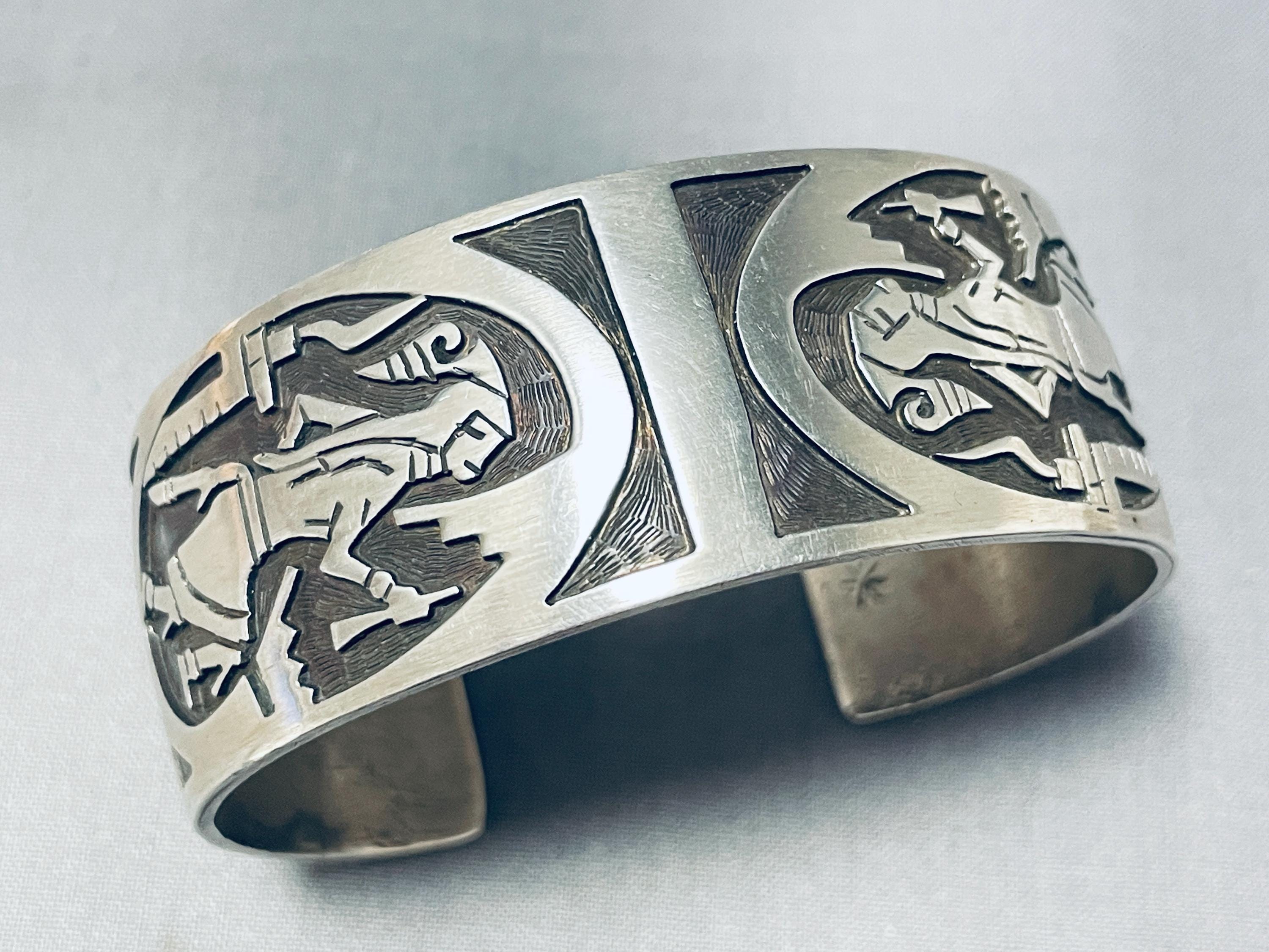 Dorothy Martinez Vintage Hopi Sterling Silver Buckle Native American Old Dorothy Martinez Vintage Hopi Sterling Silver Buckle Native American Old