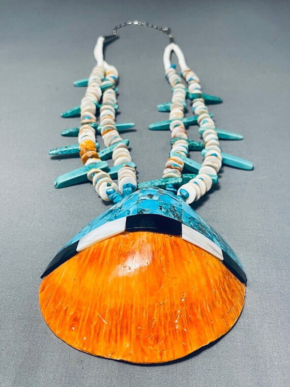Native american shell necklace deals