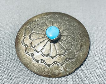 Signed Vintage Native American Navajo Sterling Silver Coyote