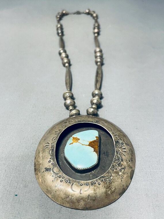 One Of The Best Vintage Native American Navajo #8 Turquoise Sterling Silver Bracelet One Of The Best Vintage Native American Navajo #8 Turquoise Sterling Silver Bracelet