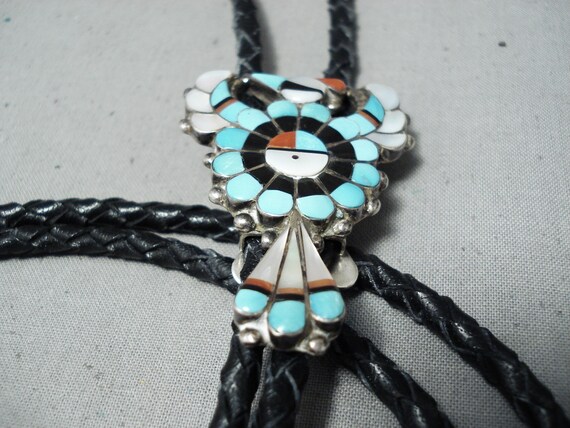 Remarkable Vintage Native American Navajo Turquoise Sterling Silver Thunderbird Ring Remarkable Vintage Native American Navajo Turquoise Sterling Silver Thunderbird Ring