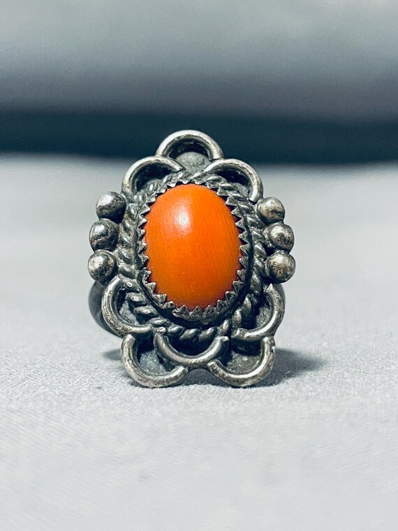 Sensational Native American Navajo Jet Stone Sterling Silver Ring Sensational Native American Navajo Jet Stone Sterling Silver Ring