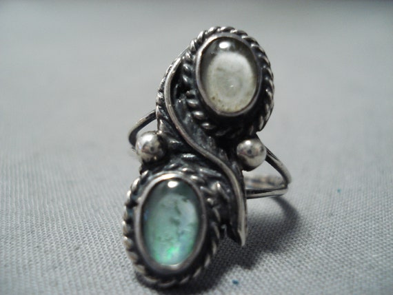 Exquisite Vintage Navajo Native American Abalone … - image 4