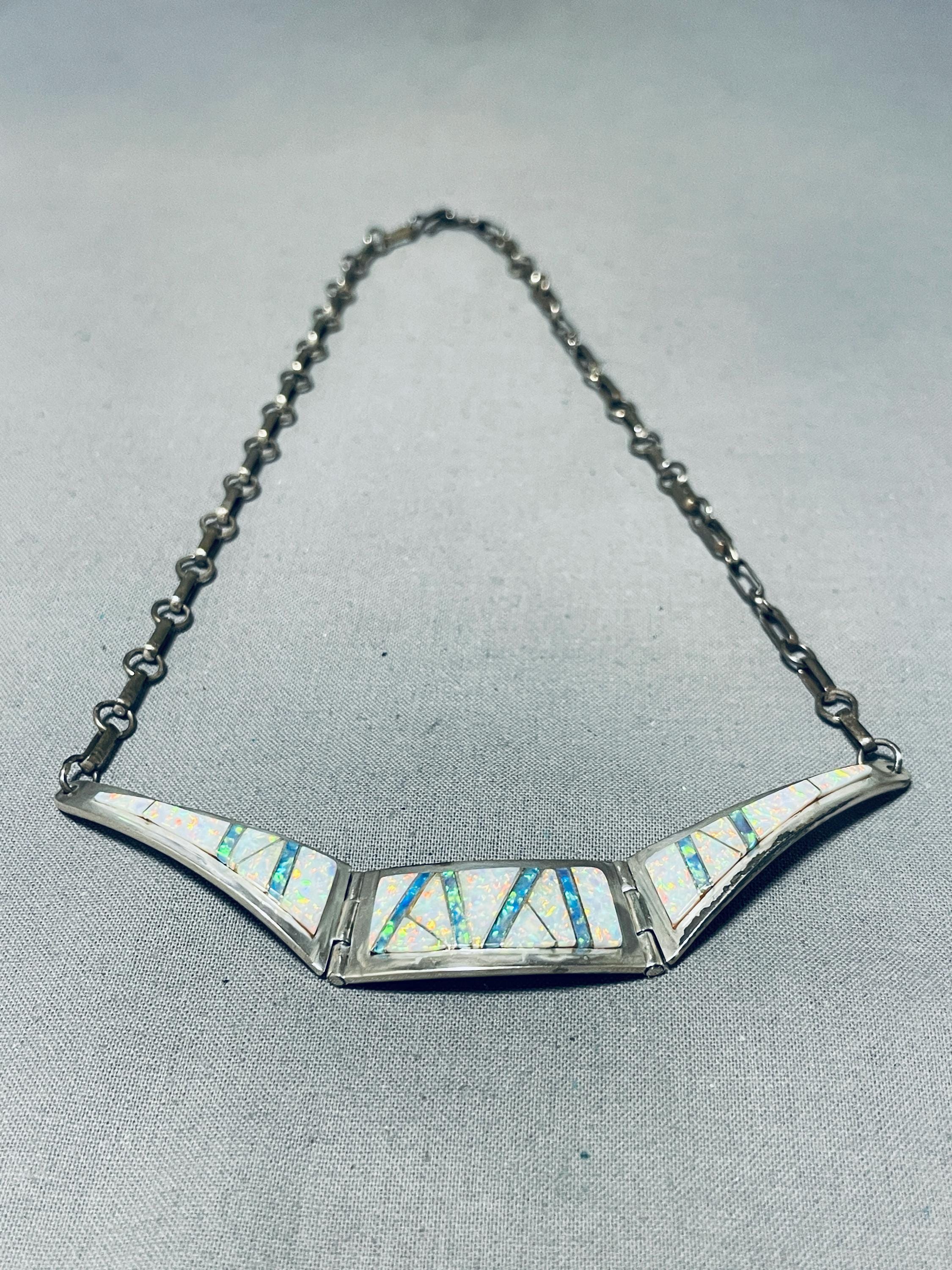 Delightful Jim Secatero Native American Navajo Synthetic Opal