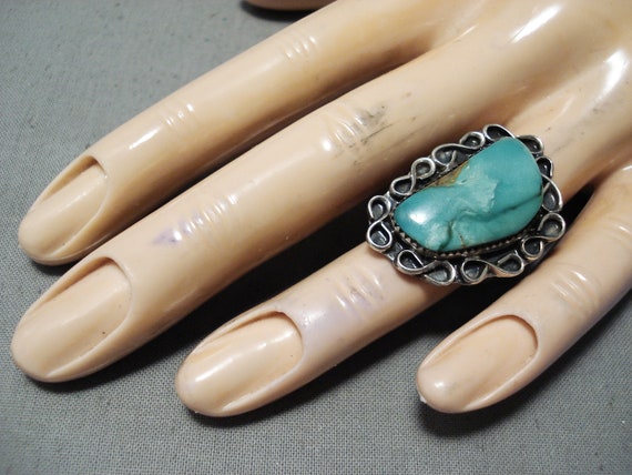 Amazing Navajo Native American Green Turquoise St… - image 7