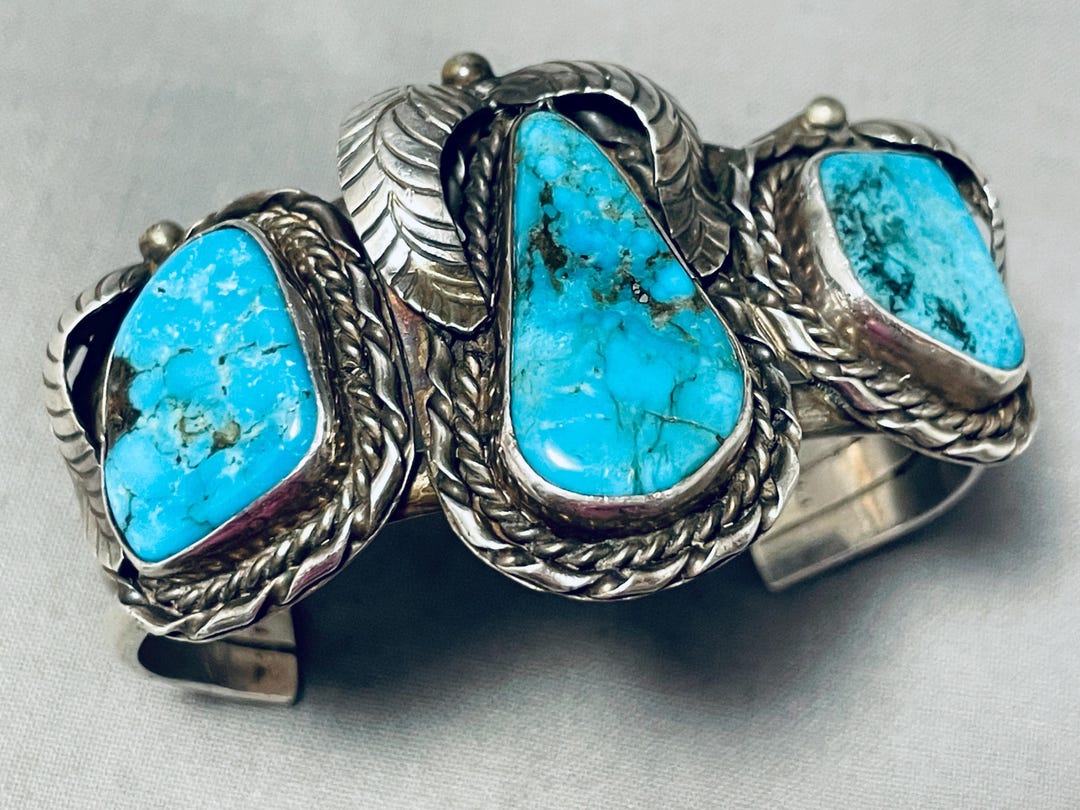 【美品】American Indian Jewelry「 Ⅱ 」「 Ⅲ 」 SIGNED Vintage Native American Indian Jewelry Navajo Zuni