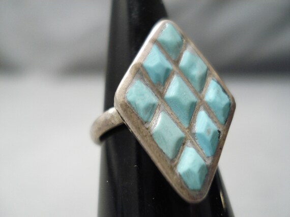 Intricate Vintage Zuni Native American Turquoise … - image 3