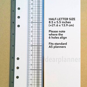 Printed Two Column Checklist - To-do List Insert - Half Letter Planner ...