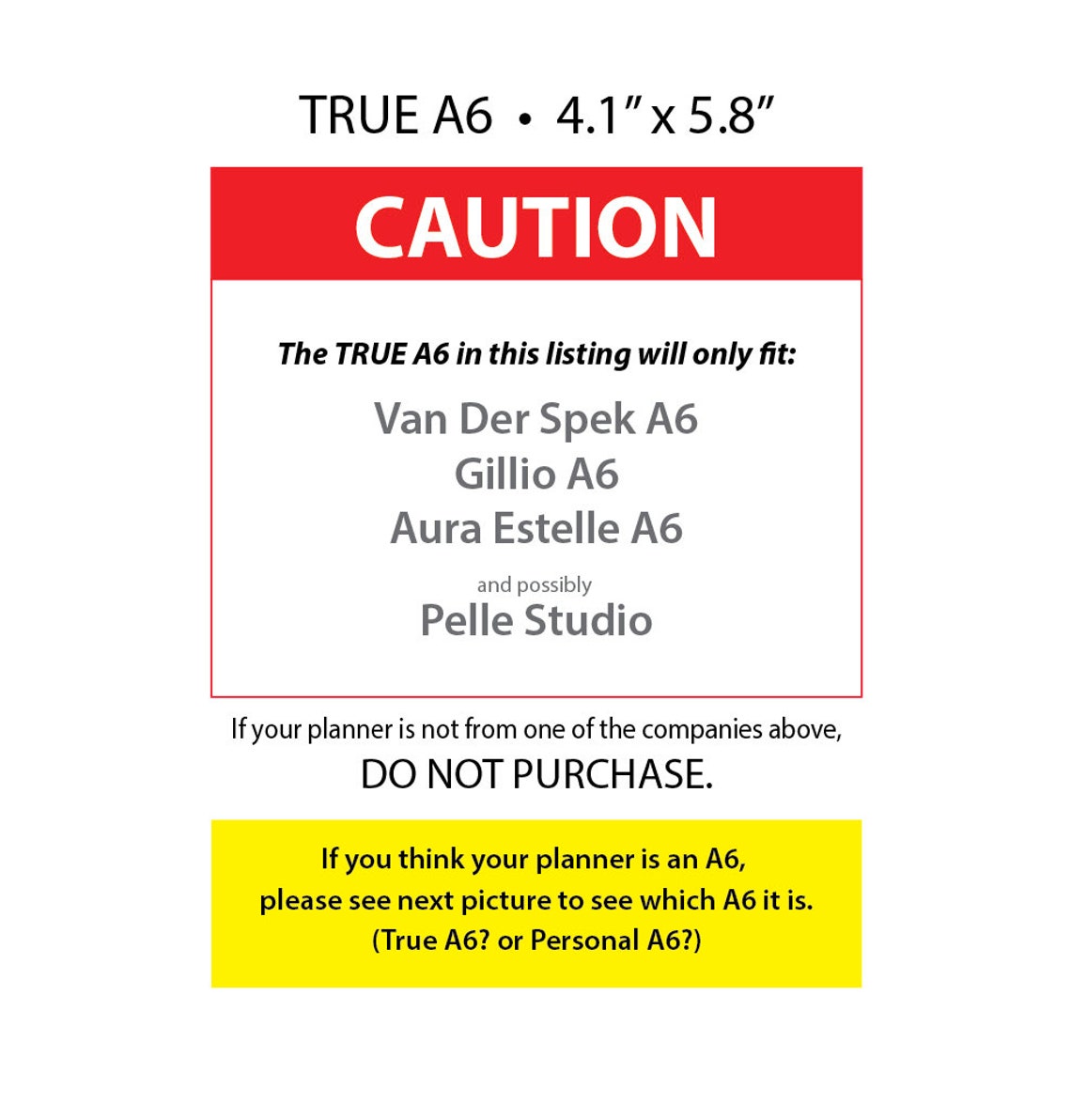 PRINTED True A6 Lined Checklist Insert Lined Planner Pages - Etsy