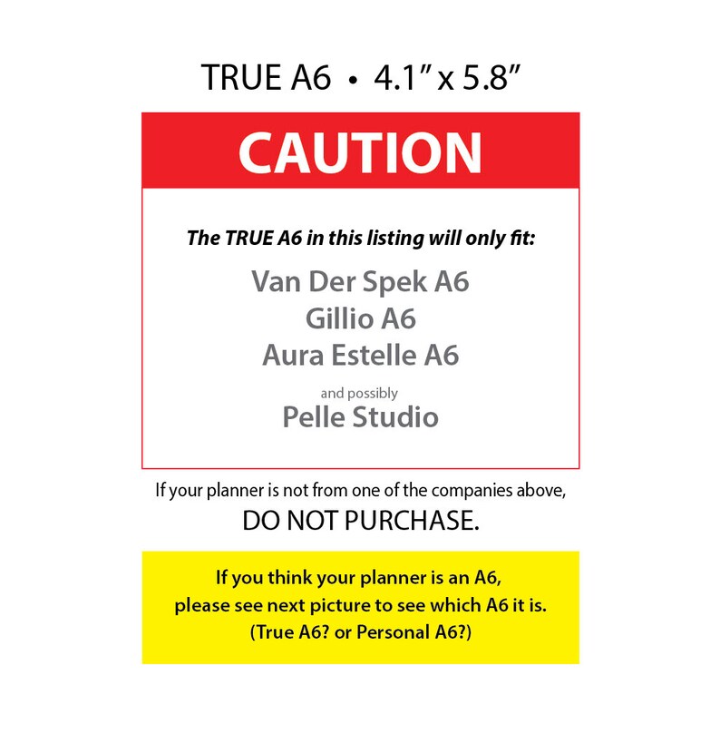 PRINTED True A6 Lined Checklist Insert Lined Planner Pages - Etsy