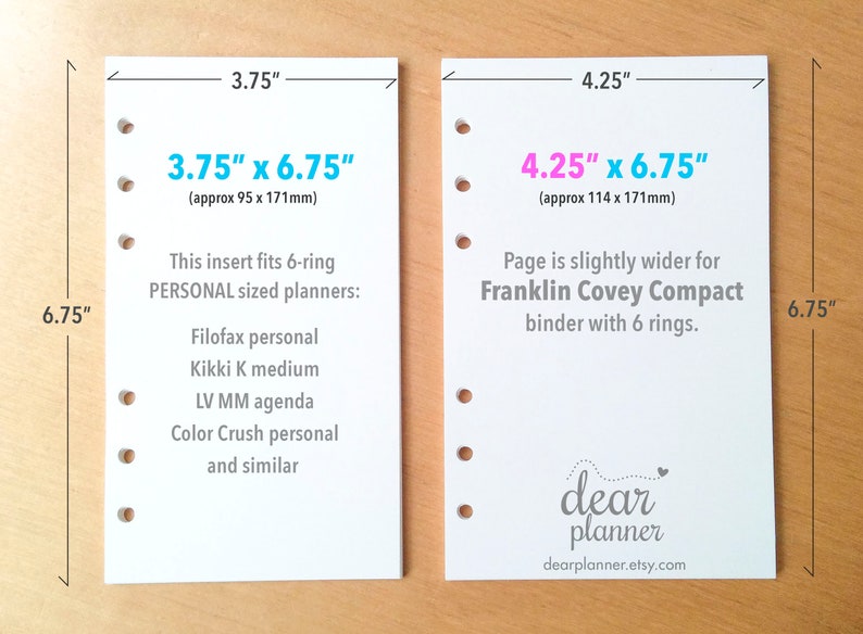 BLANK Personal Half Letter Size Planner Inserts Premium Etsy blank-personal-half-letter-size-planner-inserts-premium-etsy