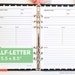 PRINTED Project Plans Insert - Productivity Tracker - Project Progress Log - Half letter fits A5 planners - 54H