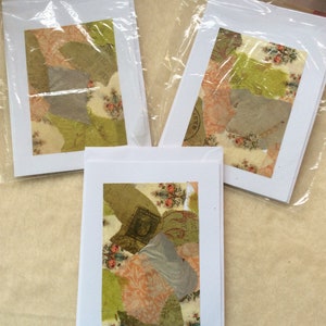 Papier Collage Notizkarten