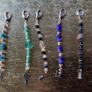 Scissor fob with sewing charm