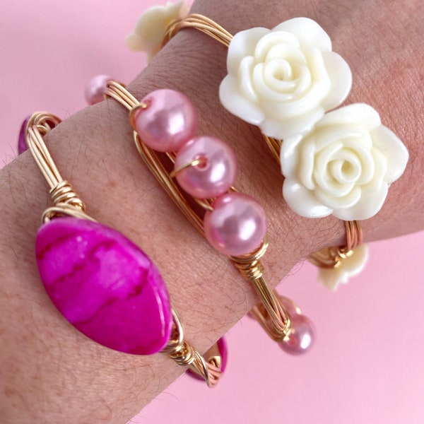 bourbon and boweties pearl bracelet