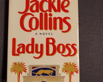Lady Boss von Jackie Collins, Vintage-Hardcover mit Schutzumschlag, 1990