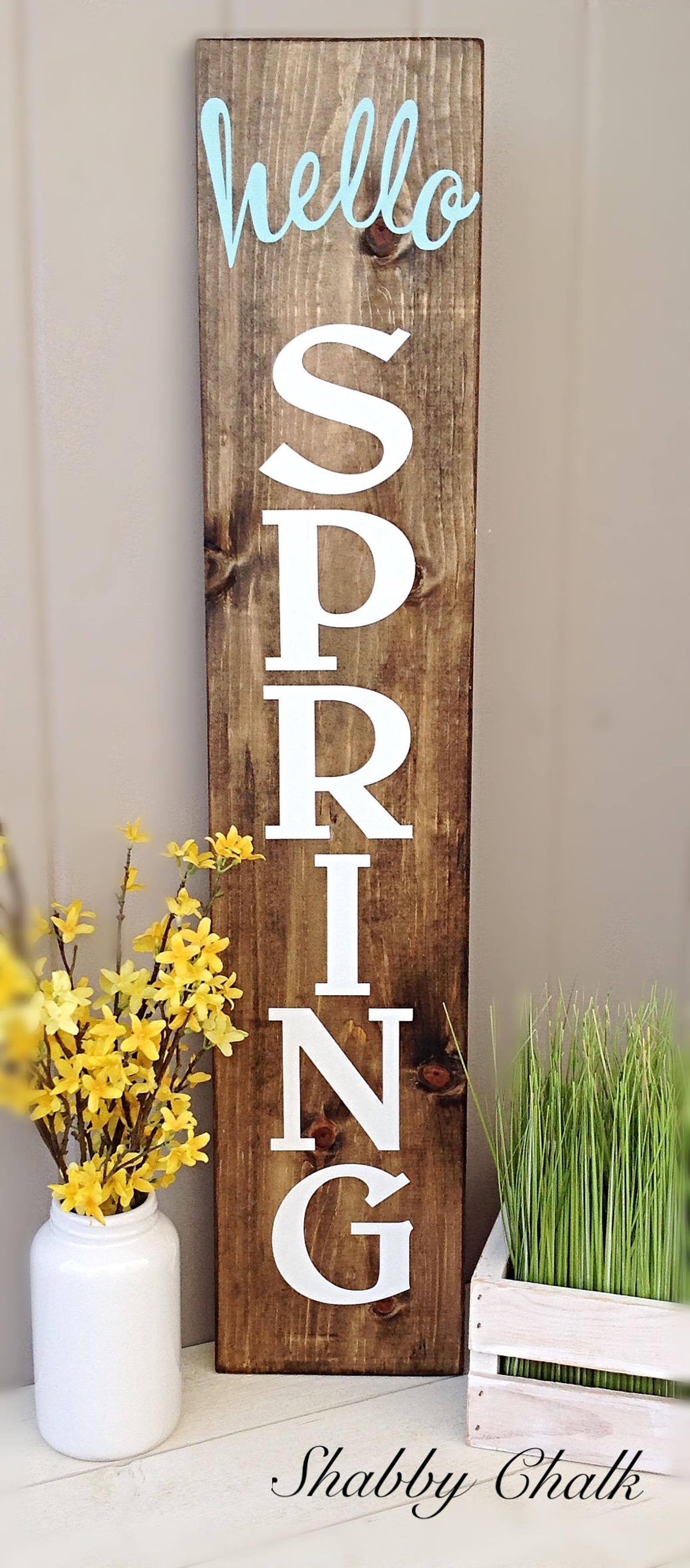 Spring decor diy, Spring diy, Spring wood crafts