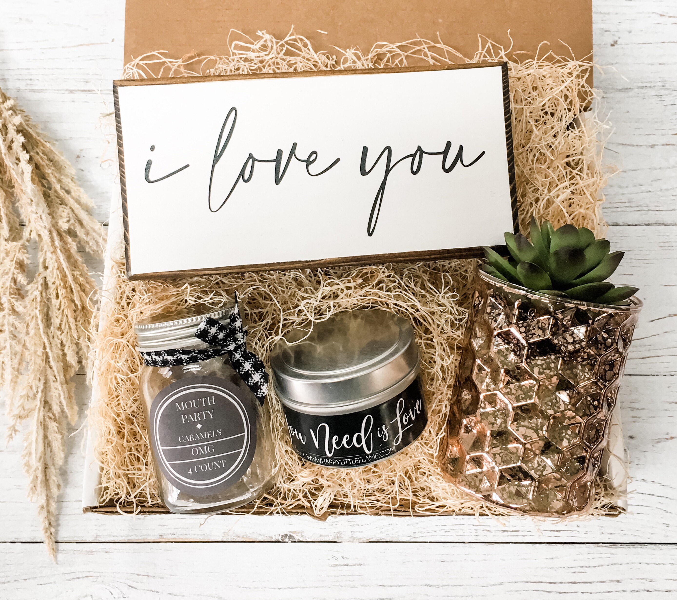I Love You Medium Gift Box Anniversary Gift Gift for Wife Etsy