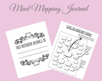 Mind-Mapping Notebook l Journal l KDP Interior l Bullet Journal l PDF l Instant Download
