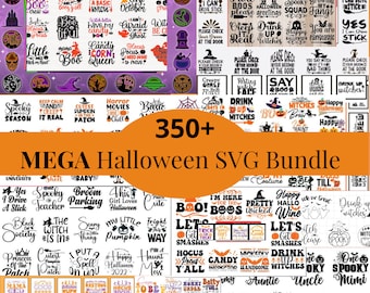 Halloween MEGA SVG Bundle l Clip Art l Sublimation l Cricut l Cut Files