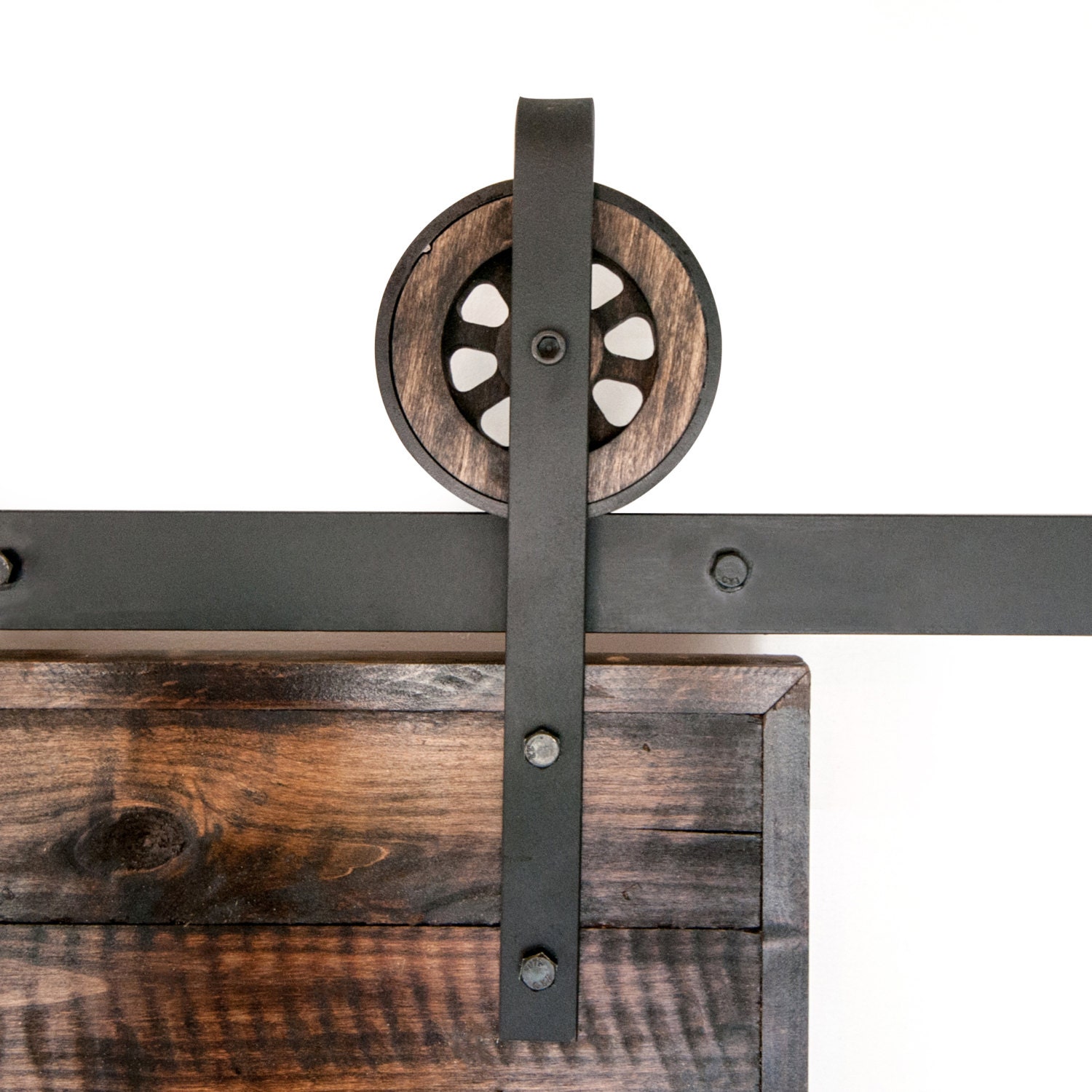 Vintage Rustic Thin Strap Sliding Barn Door Hardware Etsy