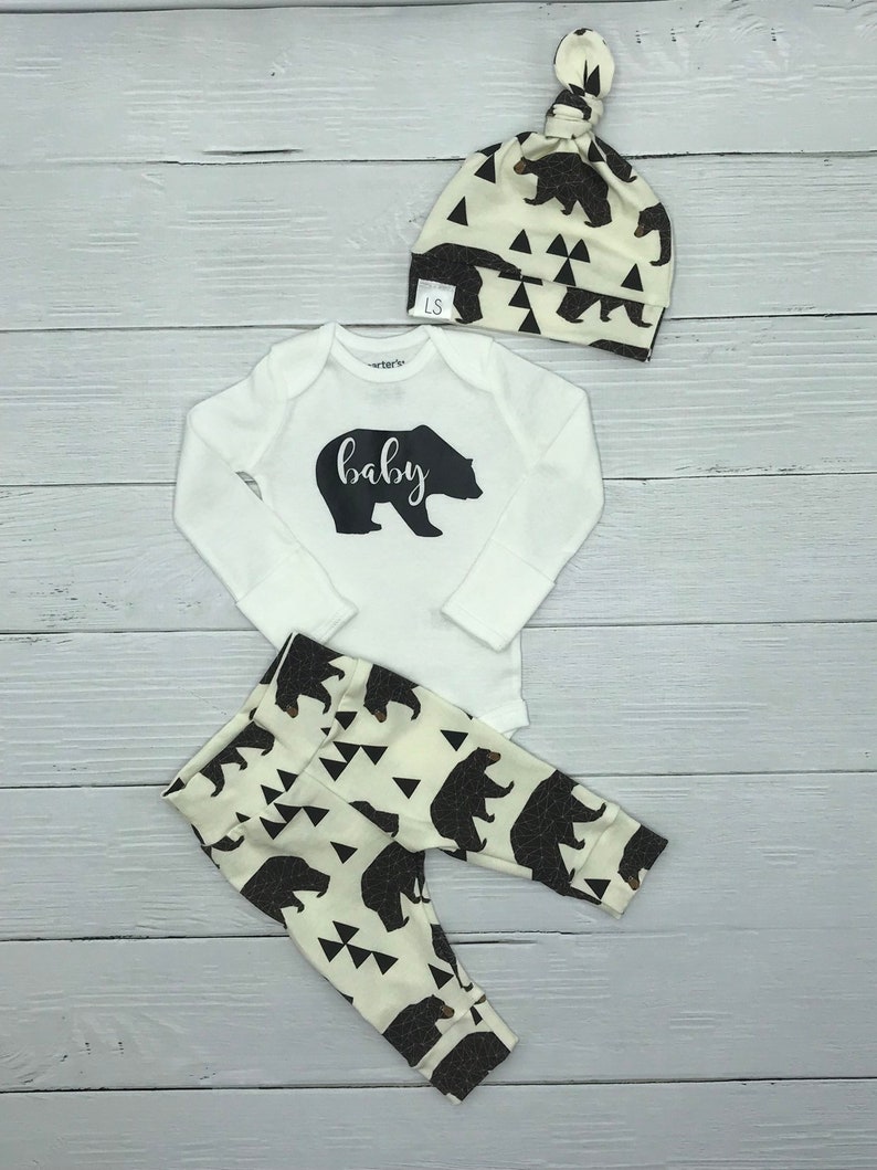 Newborn outfit / baby bear outfit / baby outfit / coming home Etsy